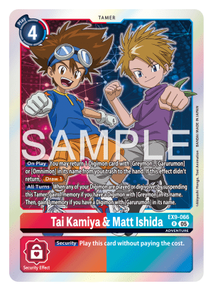 Card: Tai Kamiya & Matt Ishida