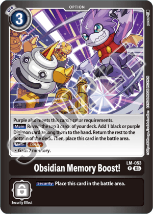 Obsidian Memory Boost!