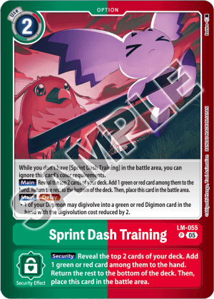 Card: Sprint Dash Training