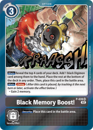 Card: Black Memory Boost!