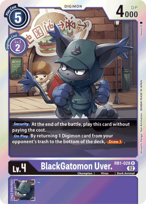 Card: BlackGatomon Uver.