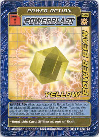 Card: Yellow Power Bean