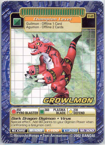 Card: Growlmon