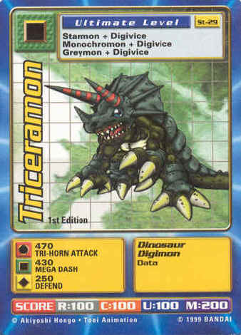 Card: Triceramon