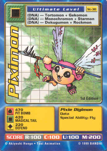 Piximon, Digimon Masters Online Wiki