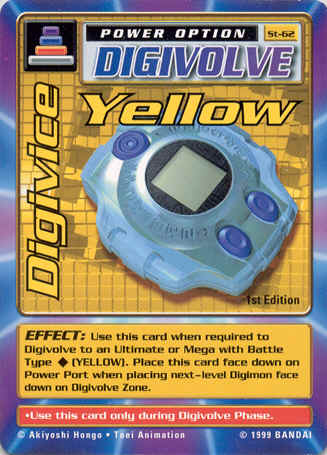 Card: Digivice Yellow