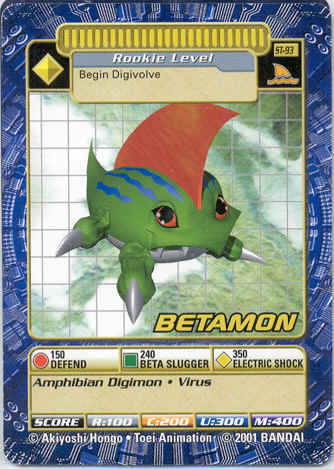 Betamon (ST-93) - Digimon Card Database