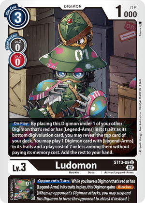Ludomon St13 09 Digimon Card Database