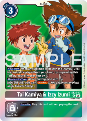 Card: Tai Kamiya & Izzy Izumi