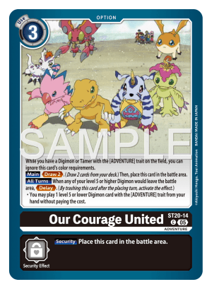 Card: Our Courage United